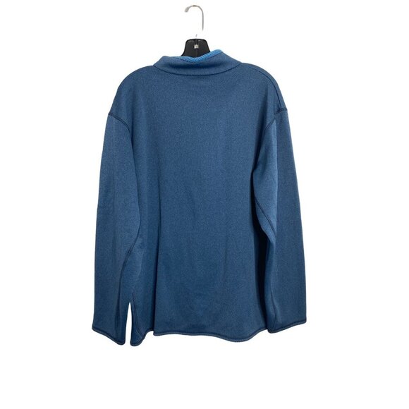 CABELA'S MEN'S BLUE 1/4 ZIP PULLOVER SZ XL - Picture 2 of 4